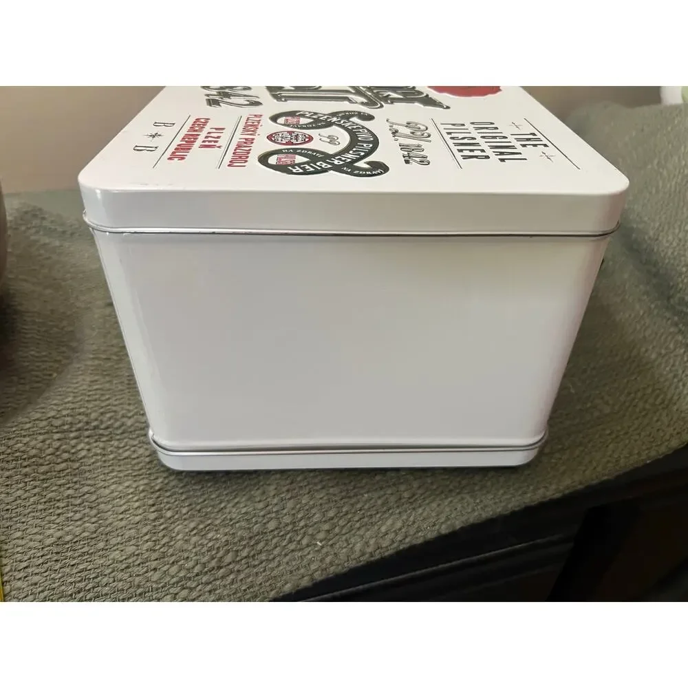 Pilsner Urquell Beer Metal Lunch Box / Advertising Tin